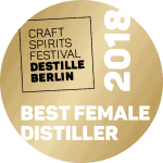 Destille Berlin 2018 Sonderpreis Best Female Distiller Destille Berlin 2018 Sonderpreis Best Female Distiller